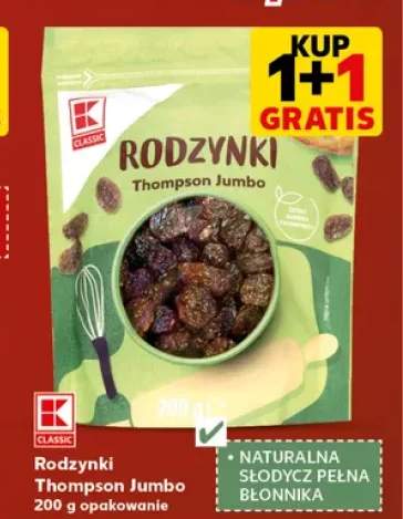 Rodzynki Thompson Jumbo K-Classic