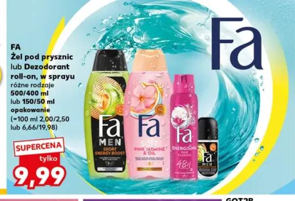 Żel pod prysznic Fa