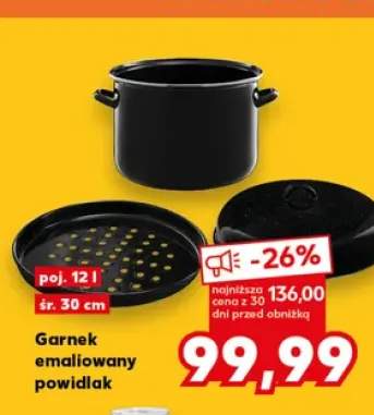 Garnek emaliowany powidlak 12 l