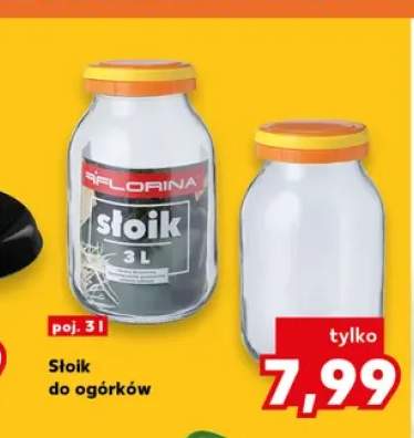 Słoik do ogórków Florina 3 l
