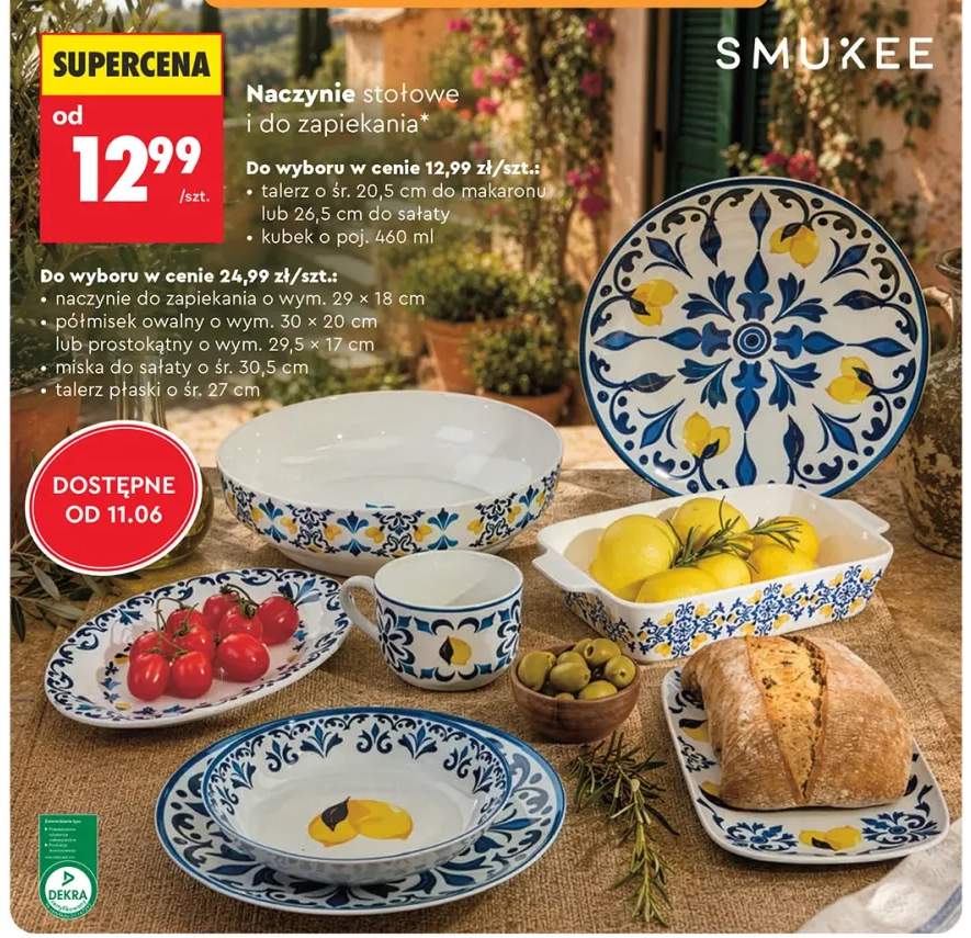 Talerz do sałaty o śr. 26,5 cm Smukee