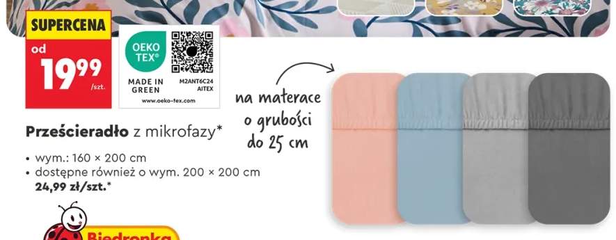 Prześcieradło z mikrofazy Smukee 200x200 cm