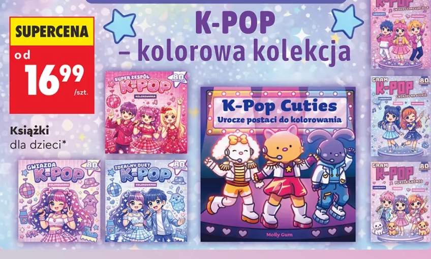 Książka K-POP Gwiazda kolorowanka