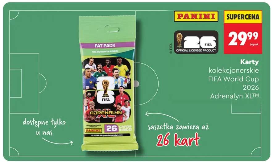 Karty kolekcjonerskie Panini FIFA World Cup 2026 Adrenalyn XL