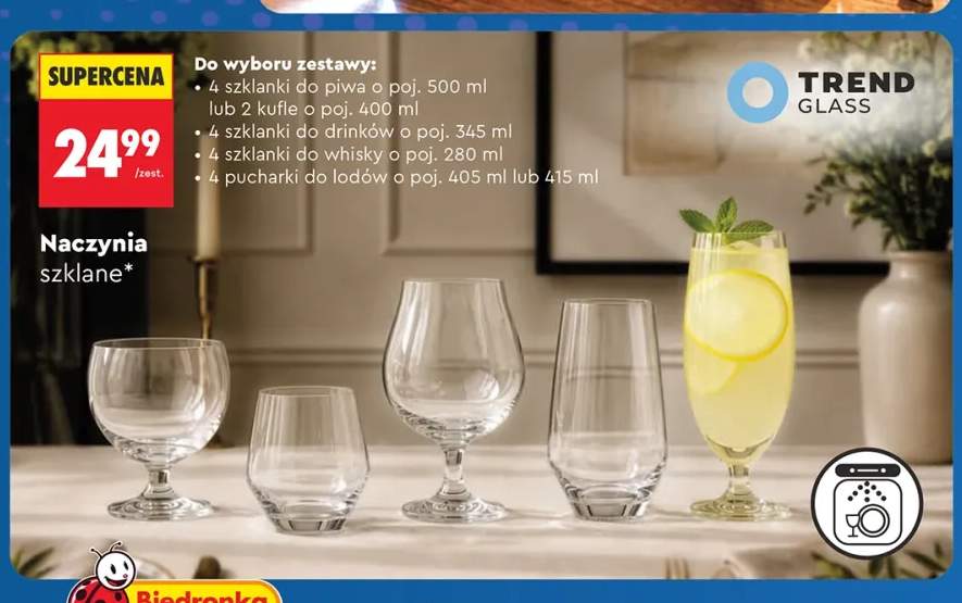 Kufle do piwa Trend Glass 2-pak