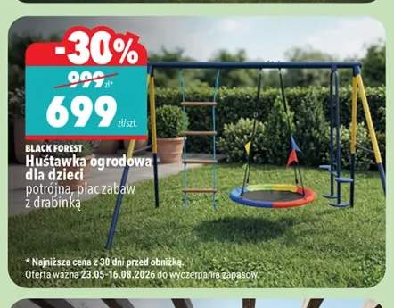 Huśtawka ogrodowa dla dzieci Black Forest