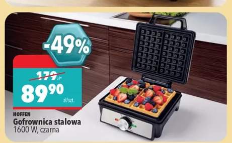Gofrownica stalowa Hoffen czarna
