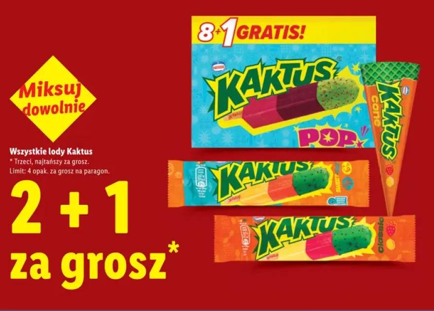 Lody Kaktus Pop 9-pak