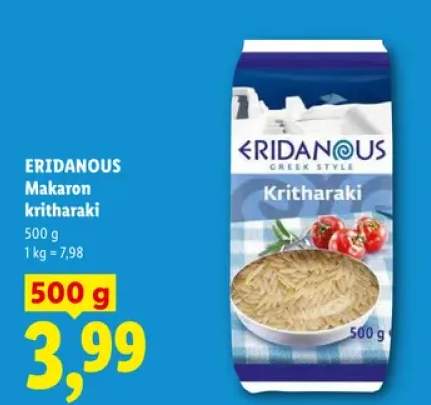 Makaron kritharaki Eridanous