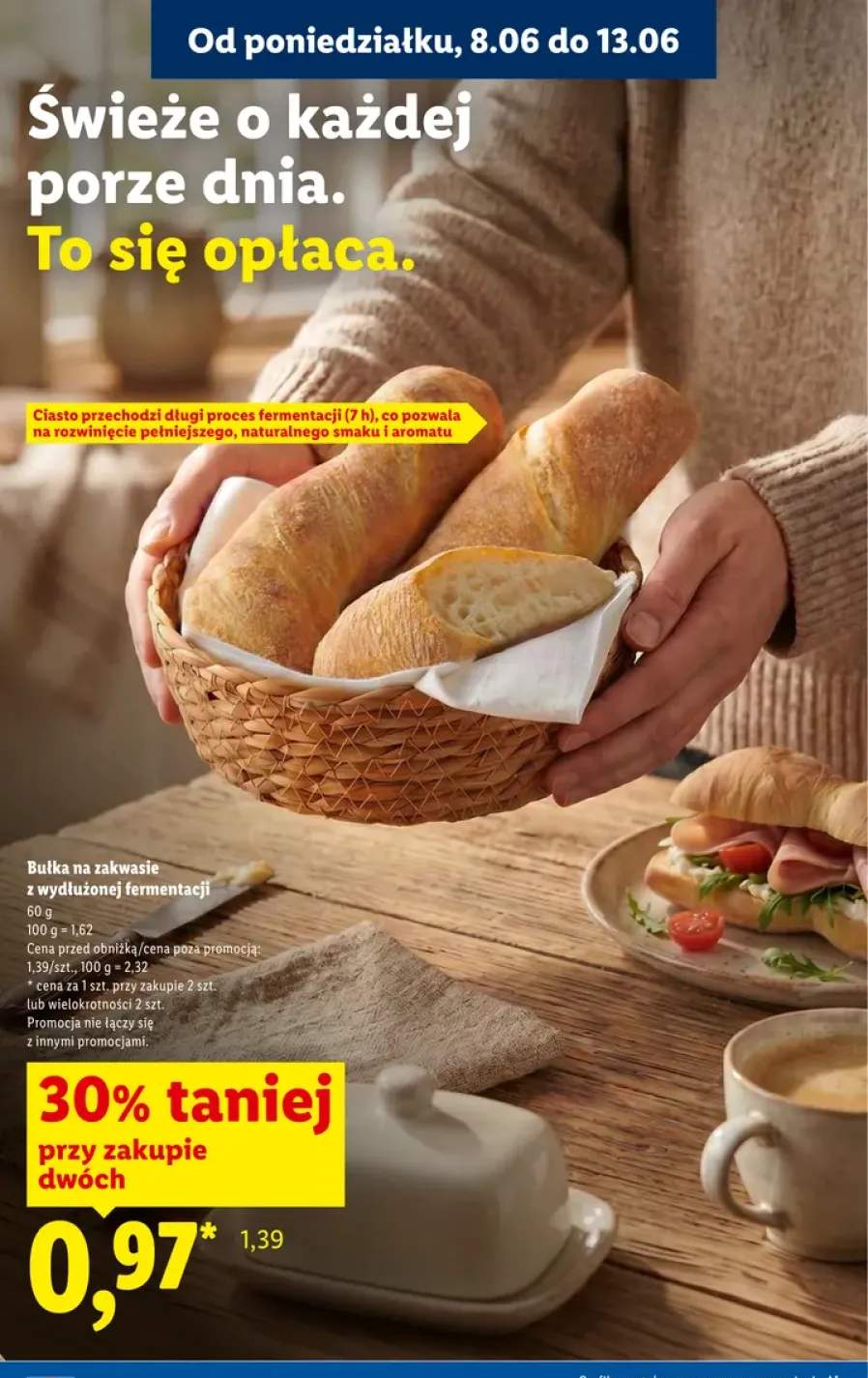 Bułka na zakwasie z wydłużonej fermentacji