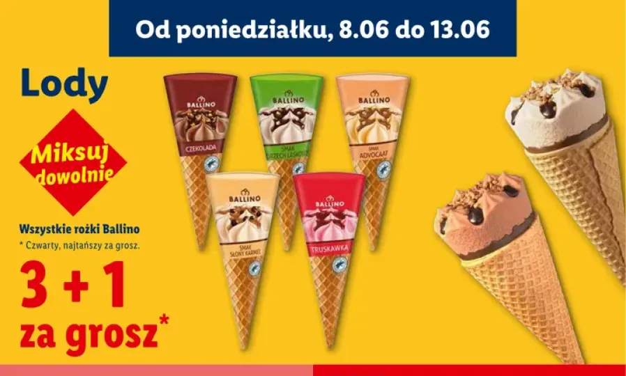 Lody rożek czekoladowy Ballino