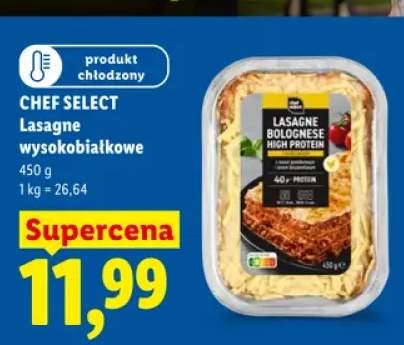 Lasagne wysokobiałkowe Bolognese Chef Select