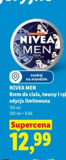 Krem do ciała, twarzy i rąk Nivea Men edycja limitowana