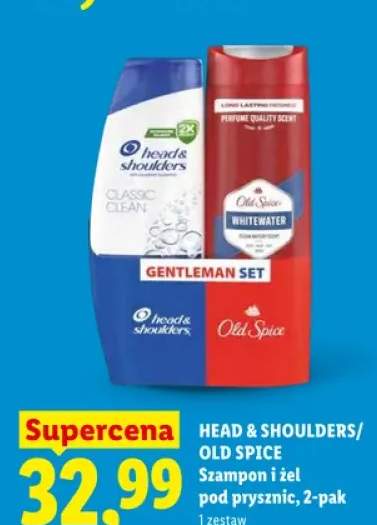 Zestaw Szampon i żel pod prysznic Head & Shoulders i Old Spice Gentleman Set 2-pak