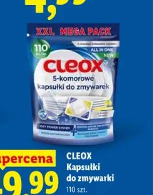Kapsułki do zmywarki Cleox