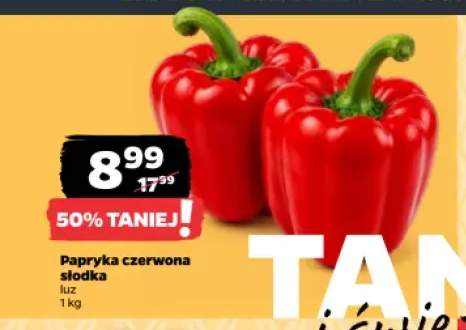 Papryka czerwona słodka luz