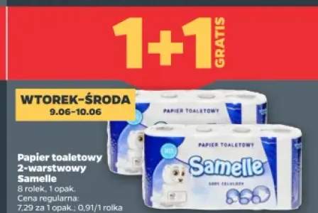 Papier toaletowy 2-warstwowy Samelle 8-pak