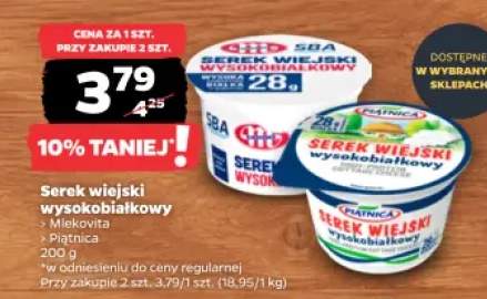 Serek wiejski wysokobiałkowy Mlekovita