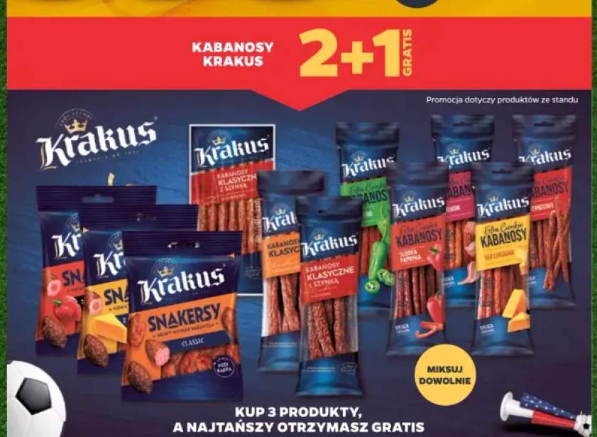 Kabanosy Krakus Snakersy Classic