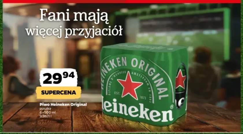 Piwo Heineken Original 6-pak 500 ml