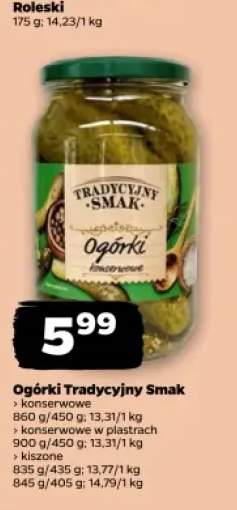 Ogórki konserwowe Tradycyjny Smak