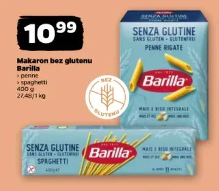 Makaron bez glutenu penne Barilla