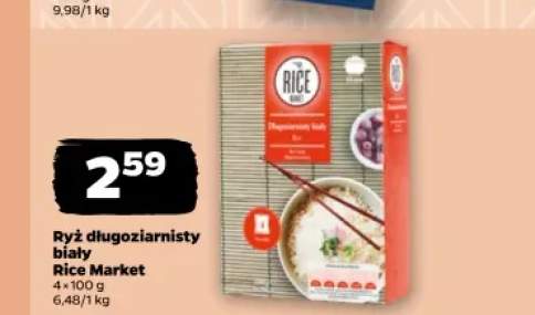 Ryż długoziarnisty biały 4-pak Rice Market