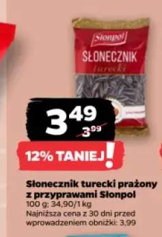 Słonecznik turecki prażony z przyprawami Stonpol