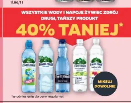 Woda gazowana Żywiec Zdrój Mocny Gaz