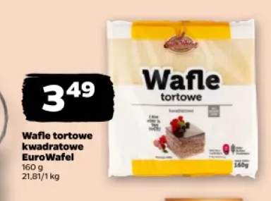 Wafle tortowe kwadratowe EuroWafel