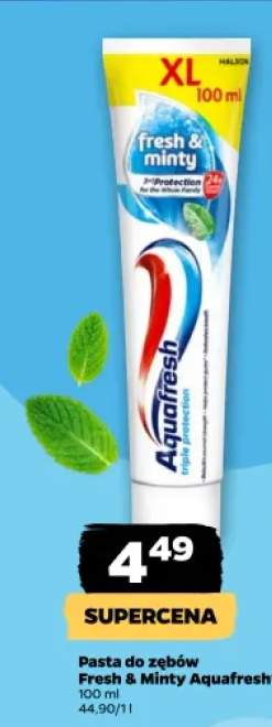Pasta do zębów Aquafresh Fresh & Minty