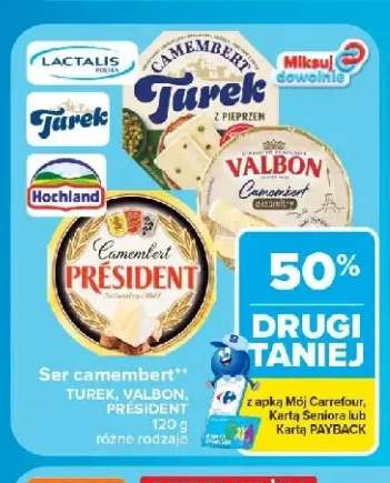 Ser camembert Valbon aksamitny