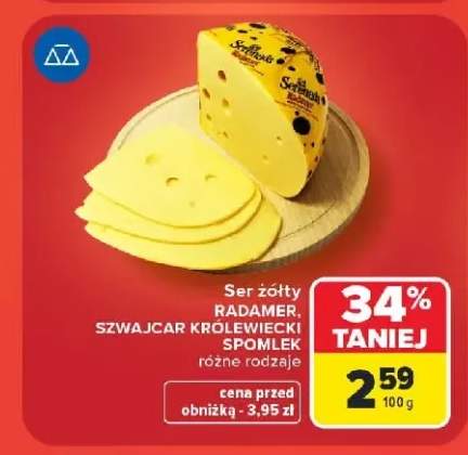 Ser żółty Szwajcar Królewiecki Serenada
