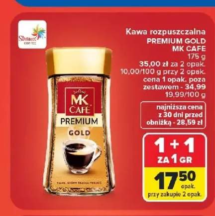 Kawa rozpuszczalna MK Cafe Premium Gold