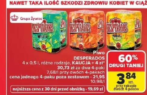 Piwo Desperados Mojito 4-pak 500 ml
