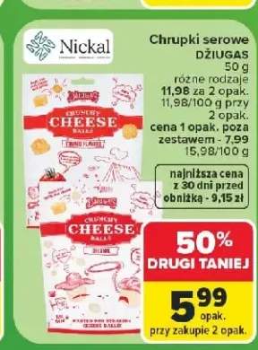Chrupki serowe Džiugas
