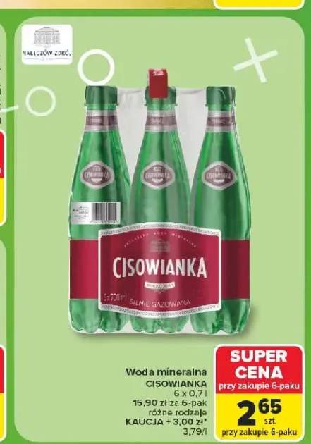 Woda mineralna Cisowianka 6-pak