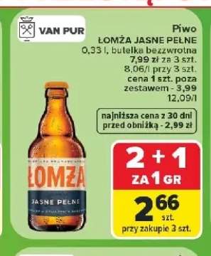 Piwo Łomża Jasne Pełne