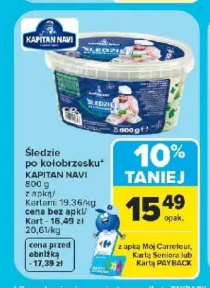 Śledzie po kołobrzesku Kapitan Navi
