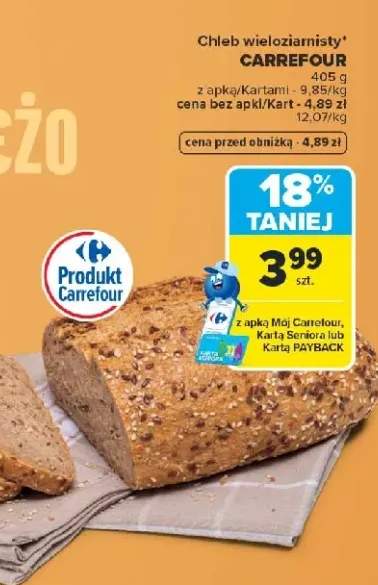 Chleb wieloziarnisty Carrefour