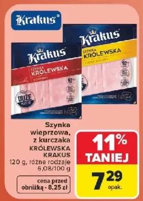 Szynka z kurczaka Królewska Krakus