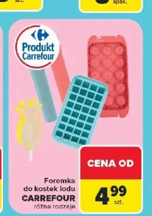 Foremka do kostek lodu Carrefour