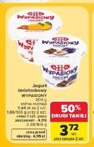 Jogurt śmietankowy Wypasiony mango z karmelem
