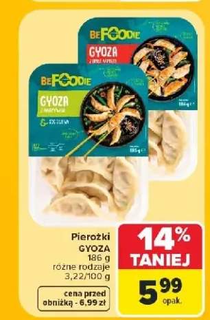 Pierożki Gyoza z białą kapustą BeFoodie