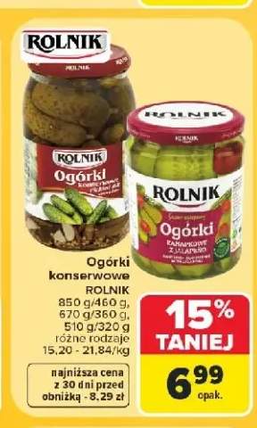 Ogórki konserwowe Rolnik