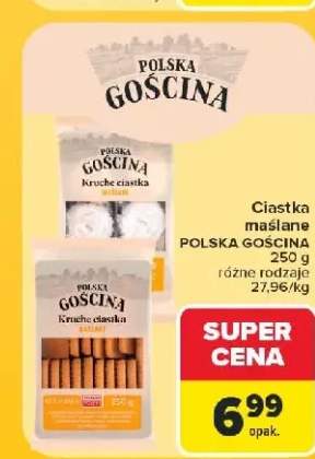 Ciastka maślane Polska Gościna