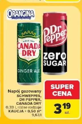 Napój gazowany Schweppes