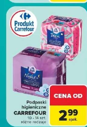 Podpaski higieniczne Carrefour