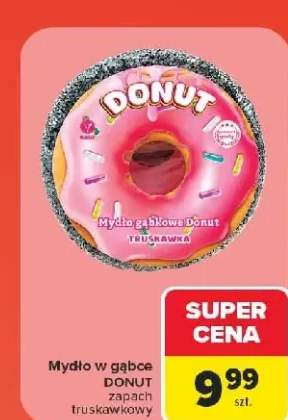 Mydło w gąbce Donut zapach truskawkowy