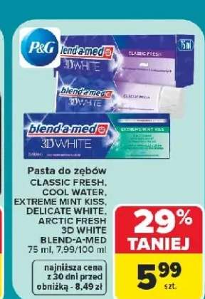 Pasta do zębów Blend-a-med 3D White Classic Fresh